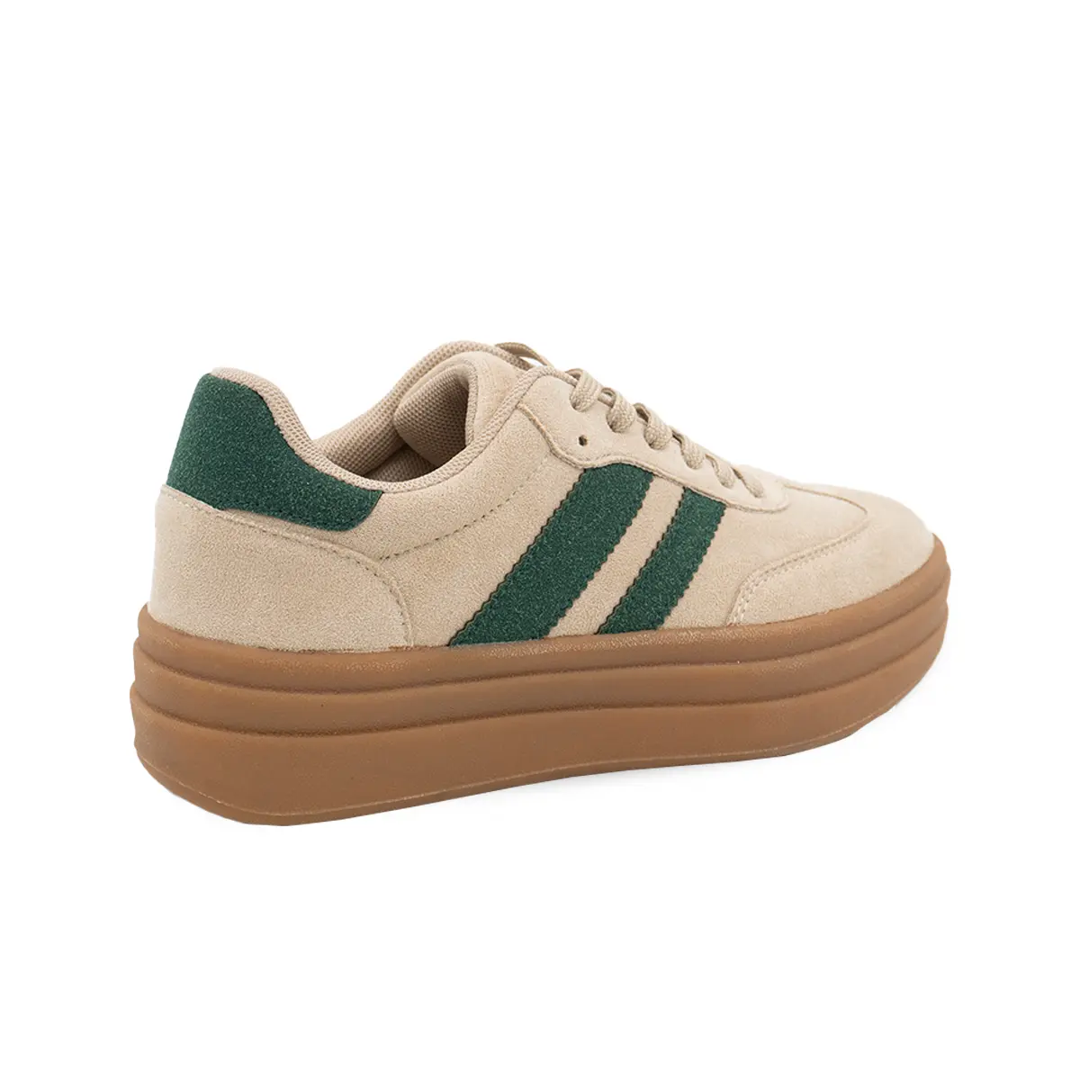 ZAPATILLA MUJER STHEF CASUAL BEIGE/VERDE 8145 Sthef