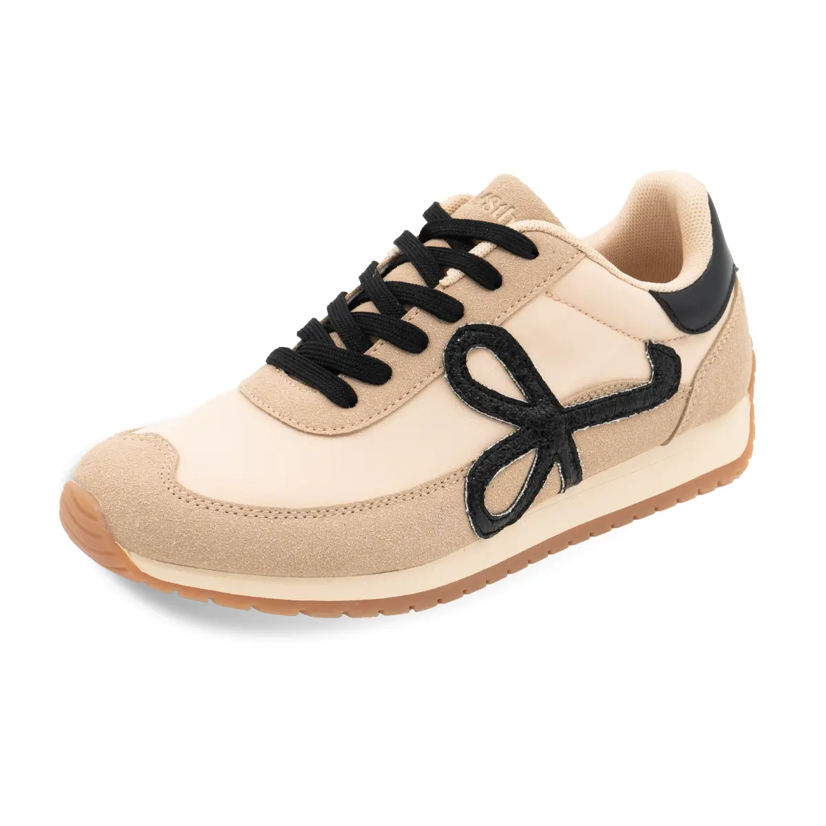 ZAPATILLA MUJER STHEF CASUAL BEIGE/NEGRO 8146 Sthef