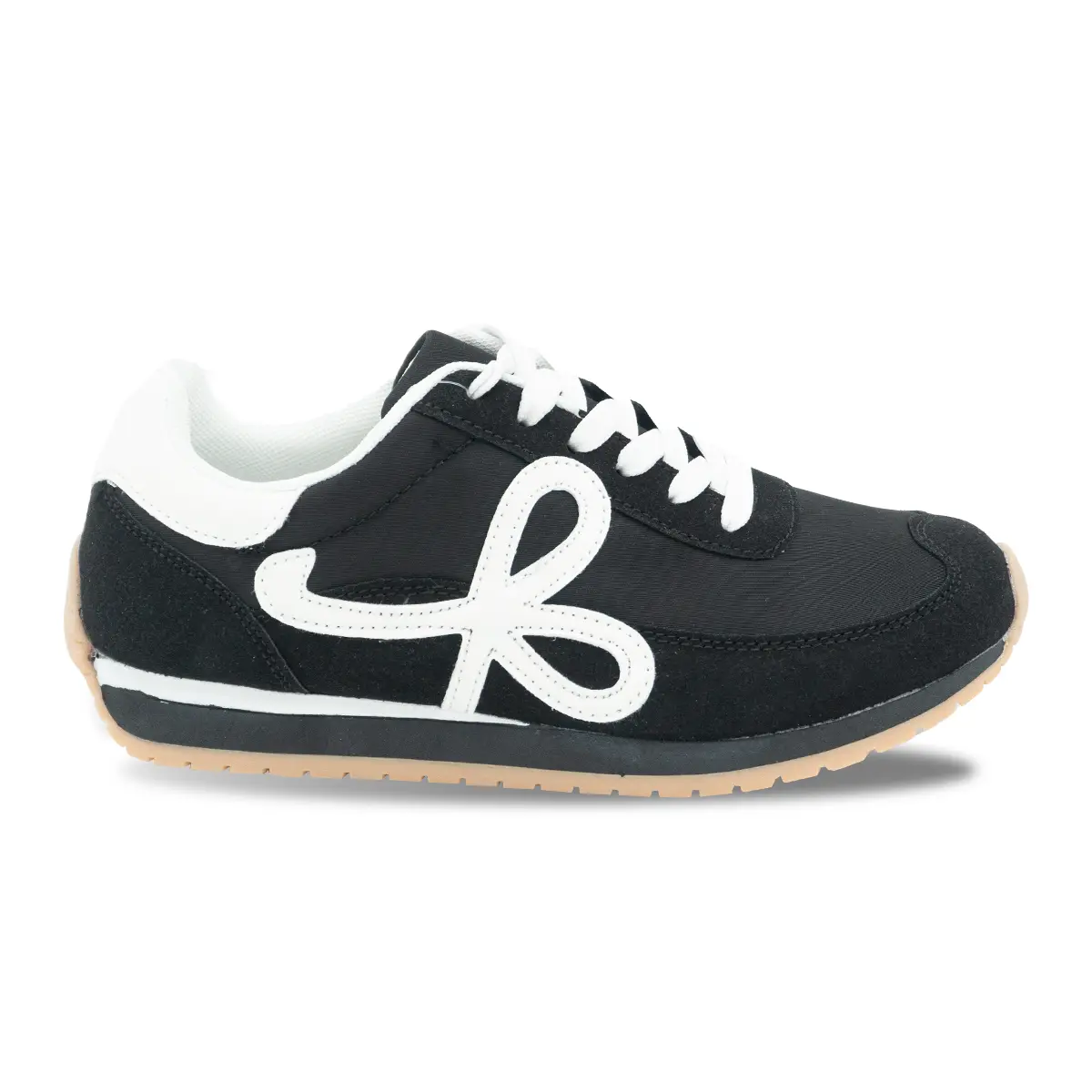 ZAPATILLA MUJER STHEF CASUAL NEGRO/BLANCO 8146 Sthef