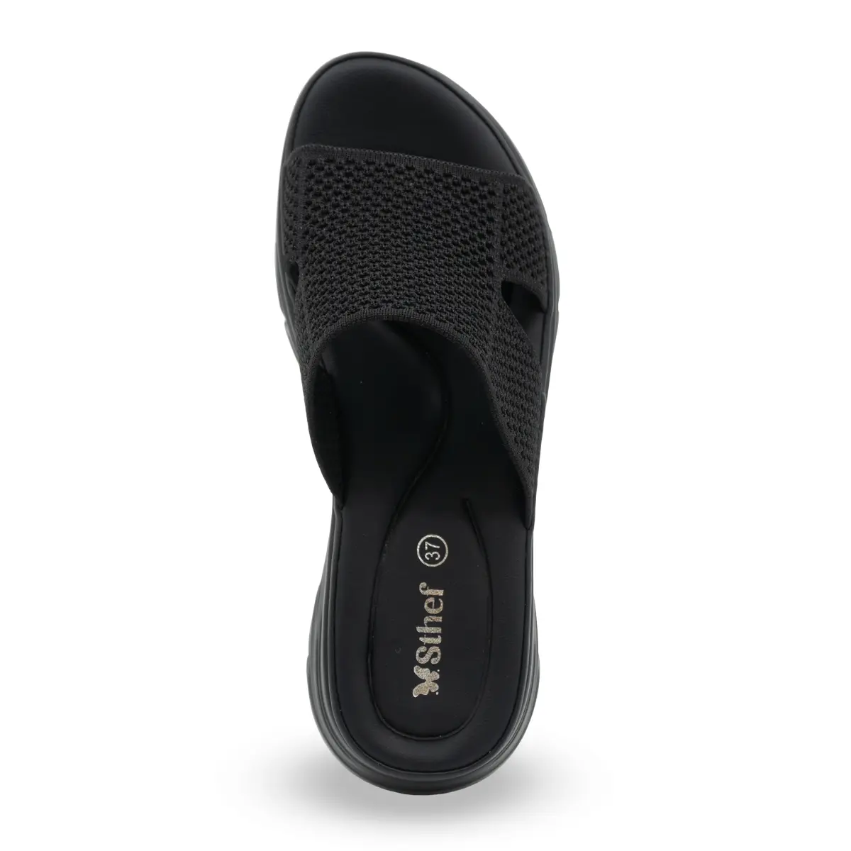 SANDALIA MUJER STHEF CASUAL NEGRO 8149 Sthef