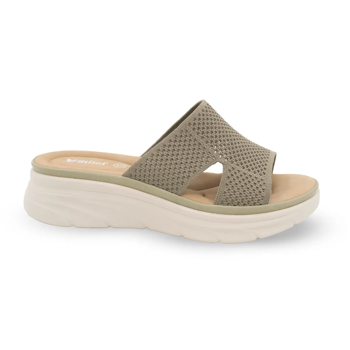 SANDALIA MUJER STHEF CASUAL OLIVO 8149 Sthef