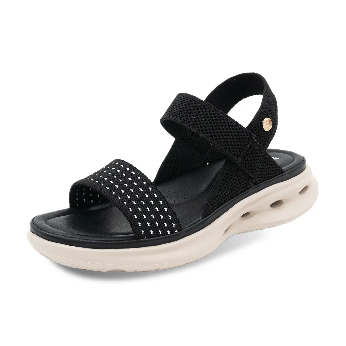 SANDALIA MUJER STHEF CASUAL NEGRO 8151 Sthef