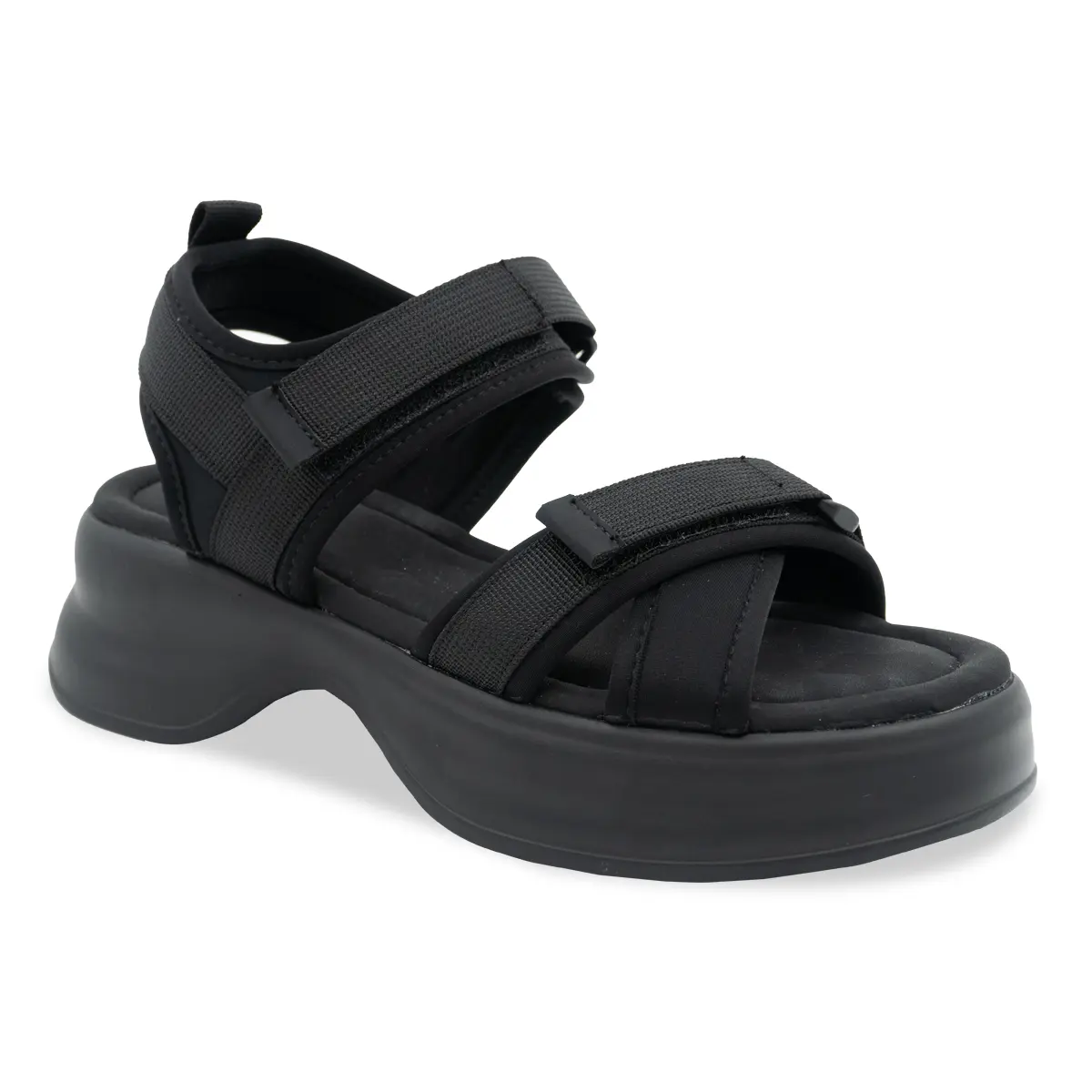 SANDALIA MUJER STHEF CASUAL NEGRO 8152 Sthef