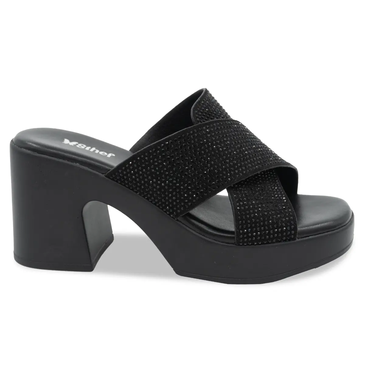 SANDALIA MUJER STHEF CASUAL NEGRO 8153 Sthef