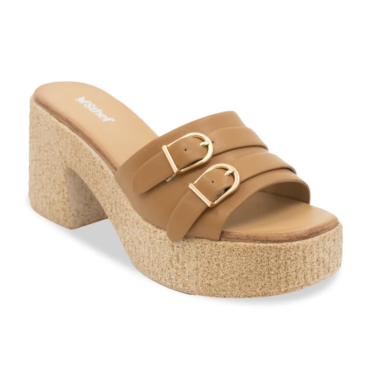SANDALIA MUJER STHEF CASUAL CAMEL 8154 Sthef