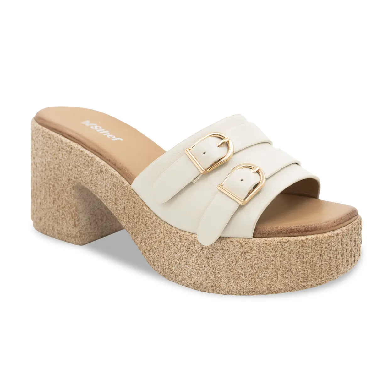 SANDALIA MUJER STHEF CASUAL OFF WHITE 8154 Sthef