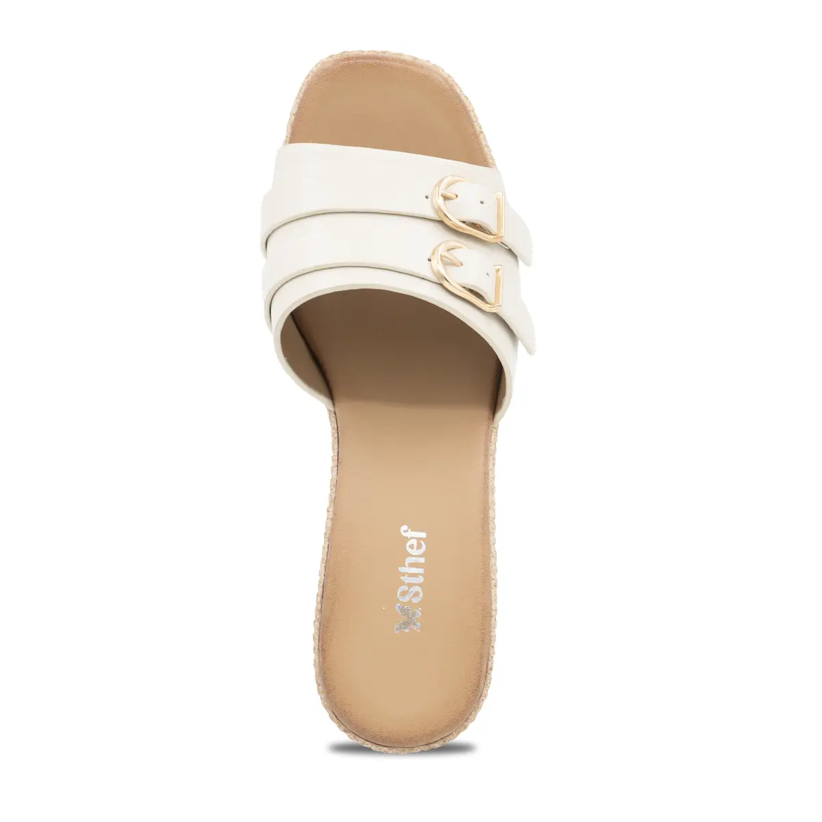 SANDALIA MUJER STHEF CASUAL OFF WHITE 8154 Sthef
