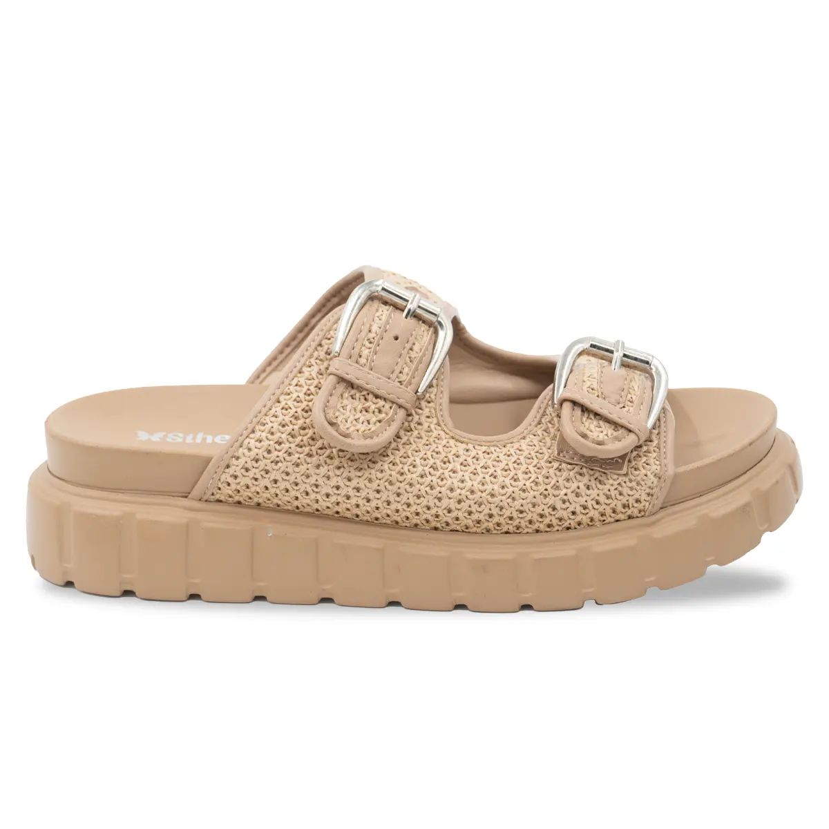 SANDALIA MUJER STHEF CASUAL BEIGE 8155 Sthef