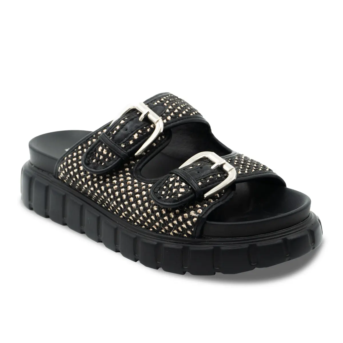 SANDALIA MUJER STHEF CASUAL NEGRO 8155 Sthef