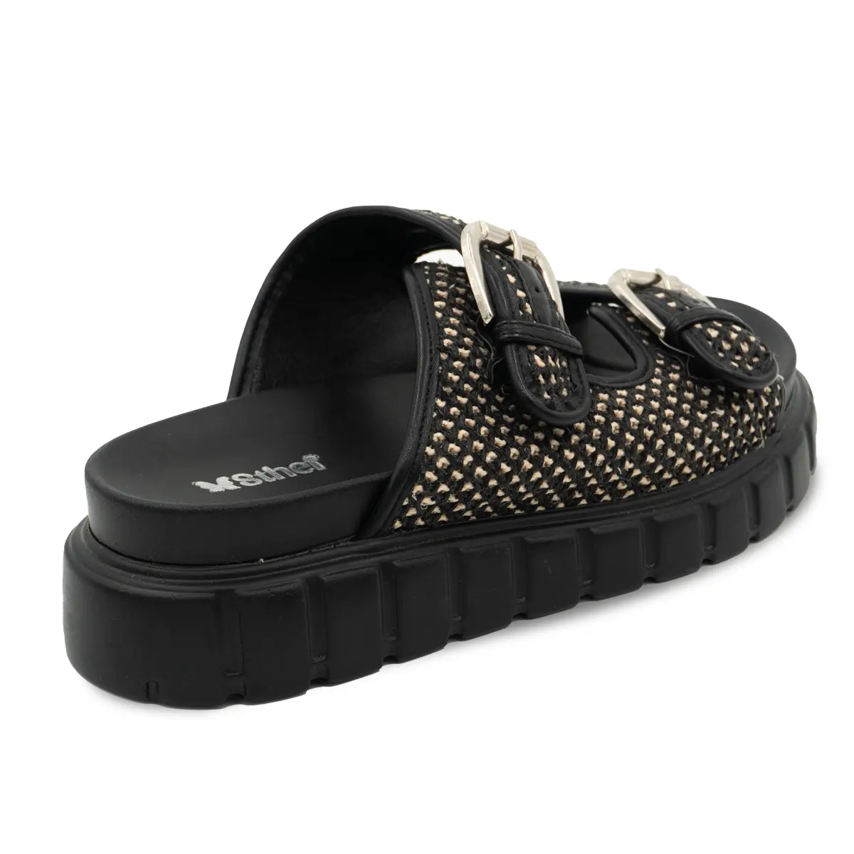 SANDALIA MUJER STHEF CASUAL NEGRO 8155 Sthef