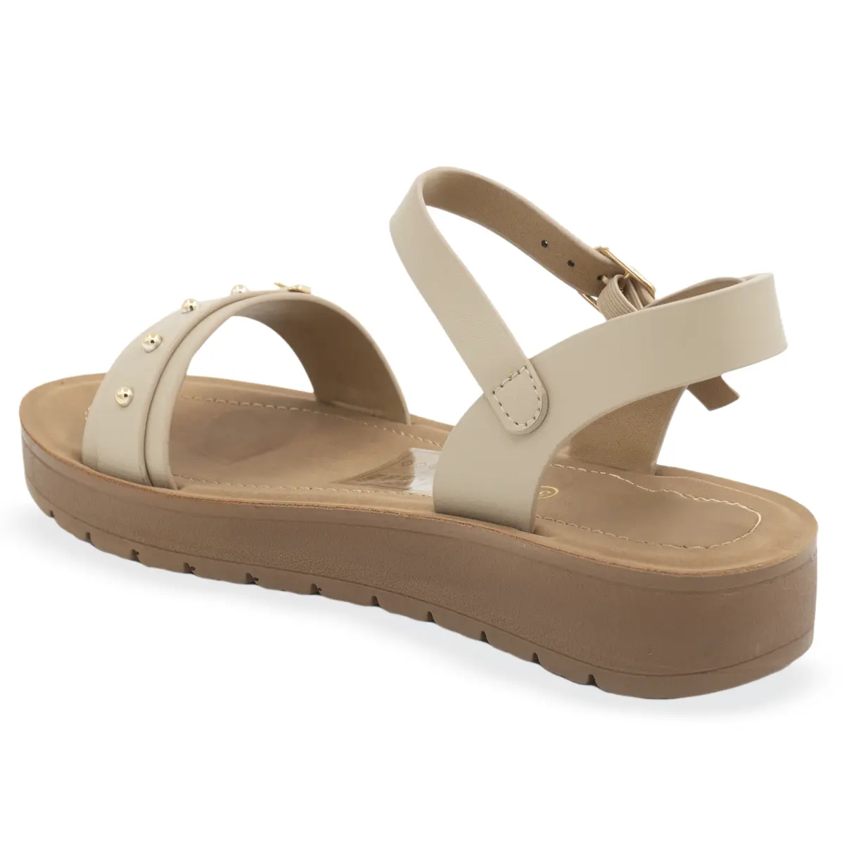 SANDALIA MUJER STHEF CASUAL BEIGE 8157 Sthef