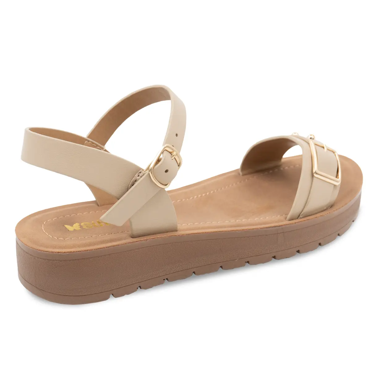 SANDALIA MUJER STHEF CASUAL BEIGE 8157 Sthef