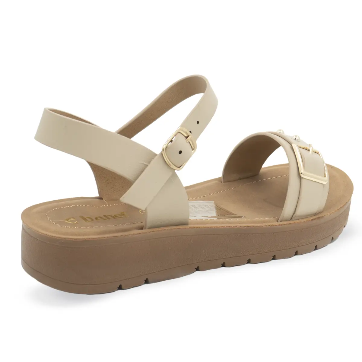 SANDALIA MUJER STHEF CASUAL BEIGE 8157 Sthef
