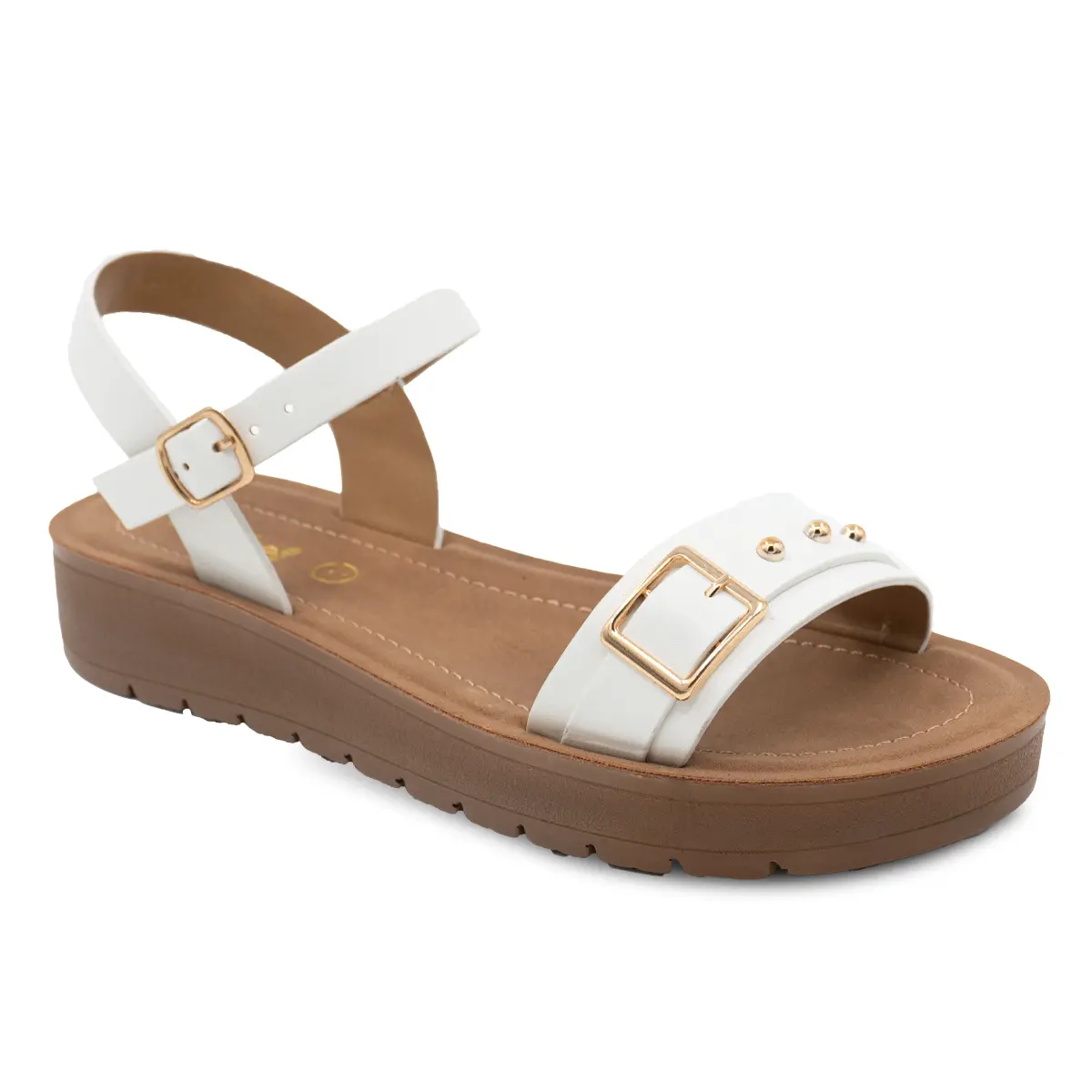 SANDALIA MUJER STHEF CASUAL BLANCO 8157 Sthef
