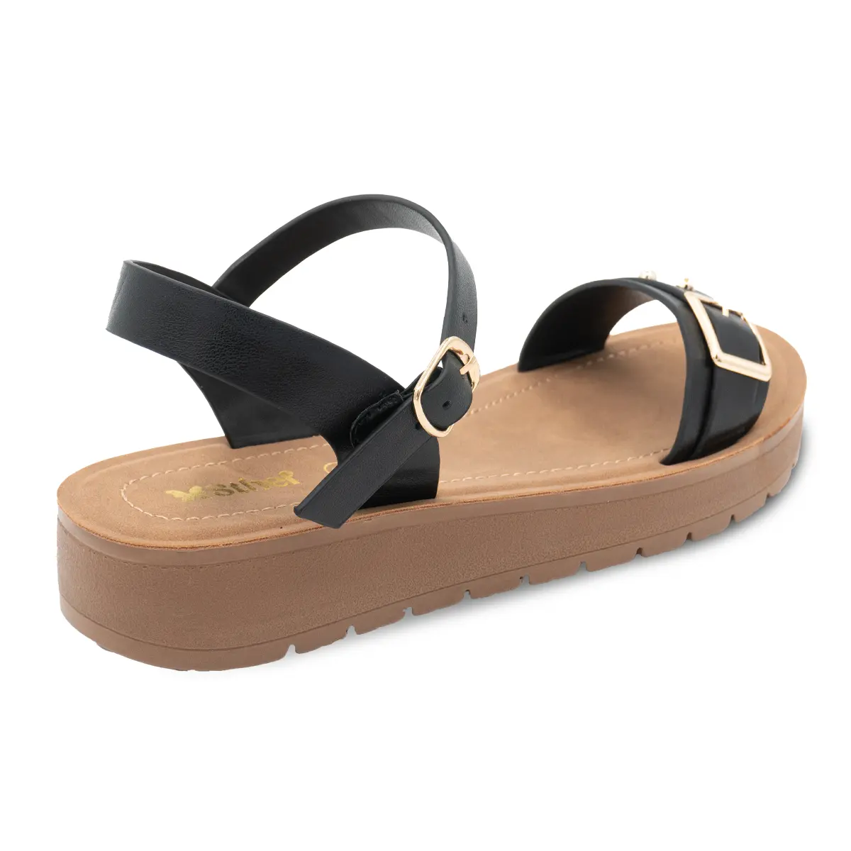 SANDALIA MUJER STHEF CASUAL NEGRO 8157 Sthef