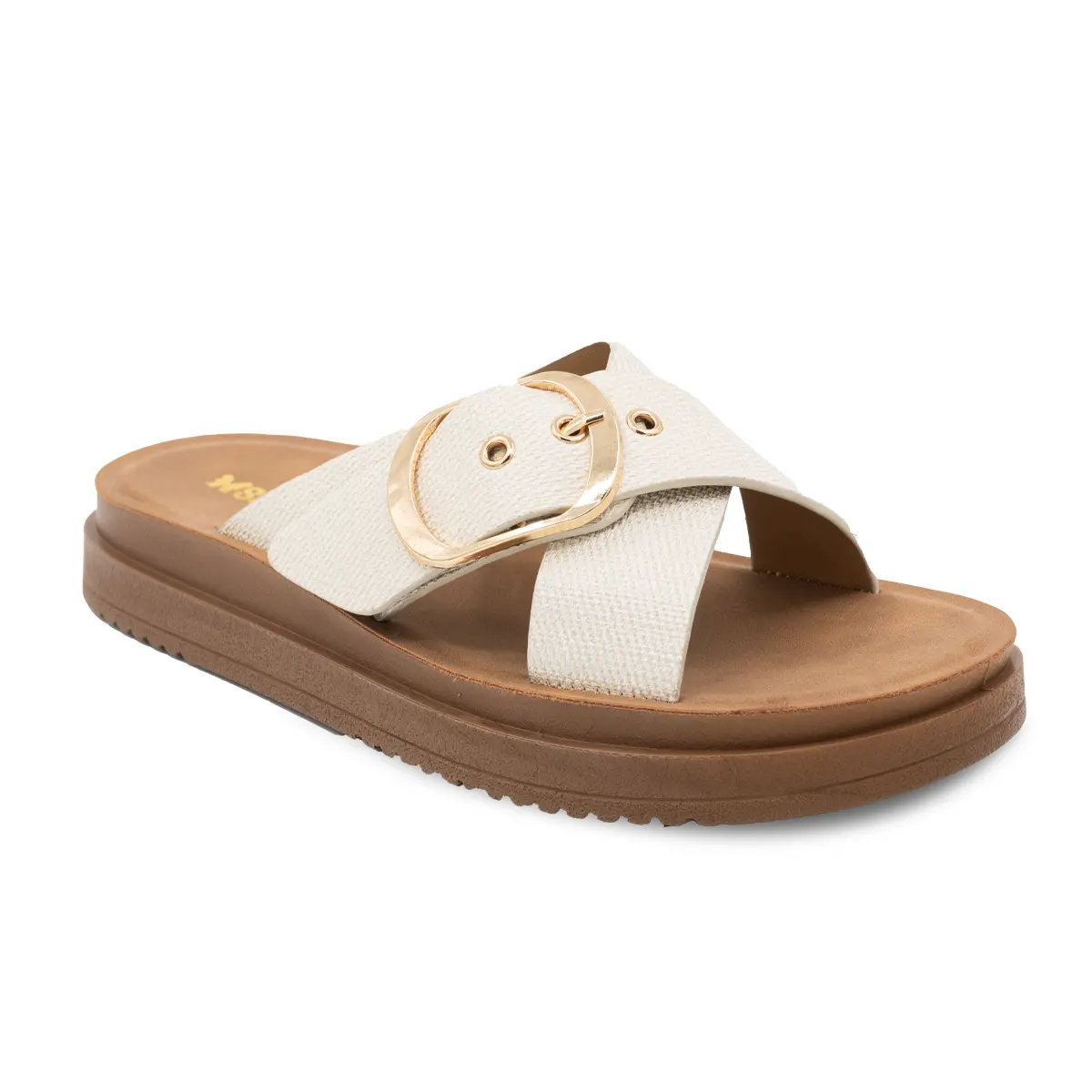 SANDALIA MUJER STHEF CASUAL BEIGE 8160 Sthef