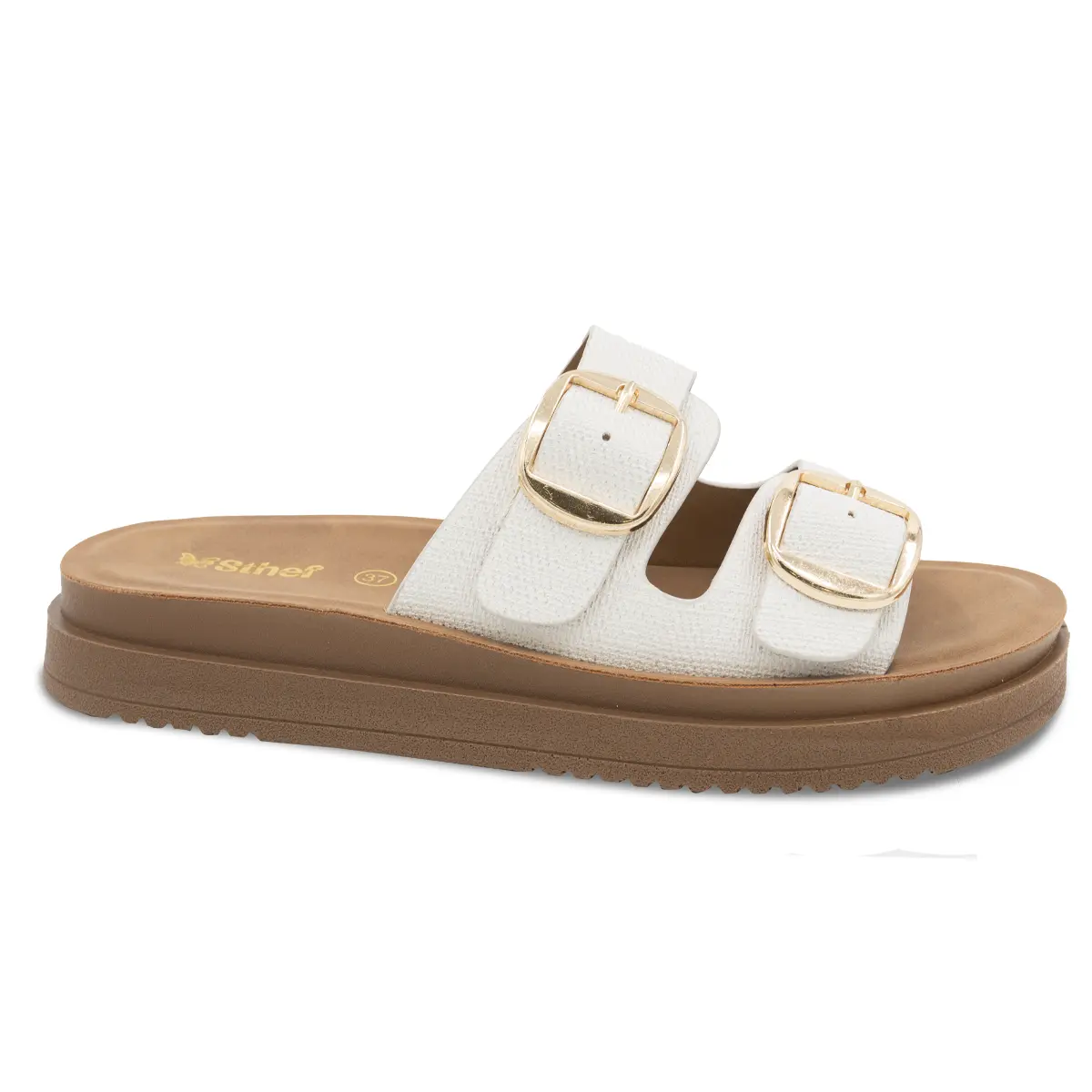 SANDALIA MUJER STHEF CASUAL BLANCO 8161 Sthef