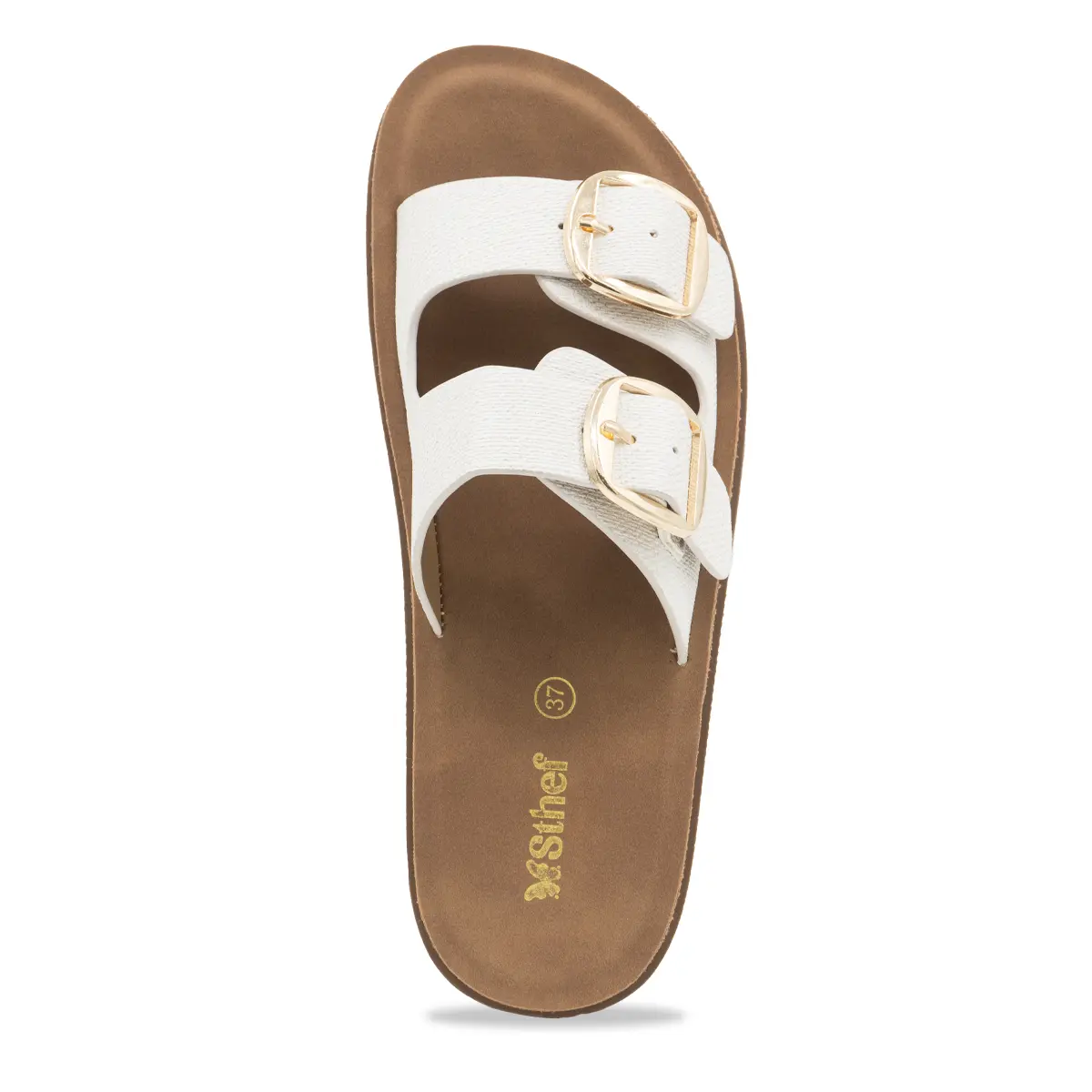 SANDALIA MUJER STHEF CASUAL BLANCO 8161 Sthef