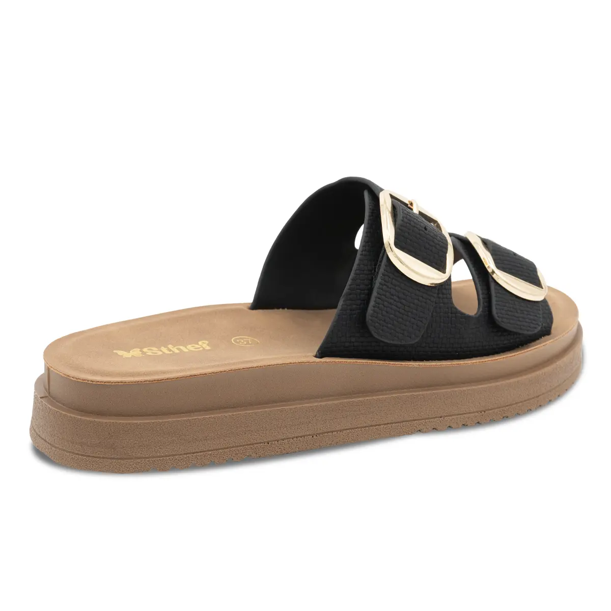 SANDALIA MUJER STHEF CASUAL NEGRO 8161 Sthef