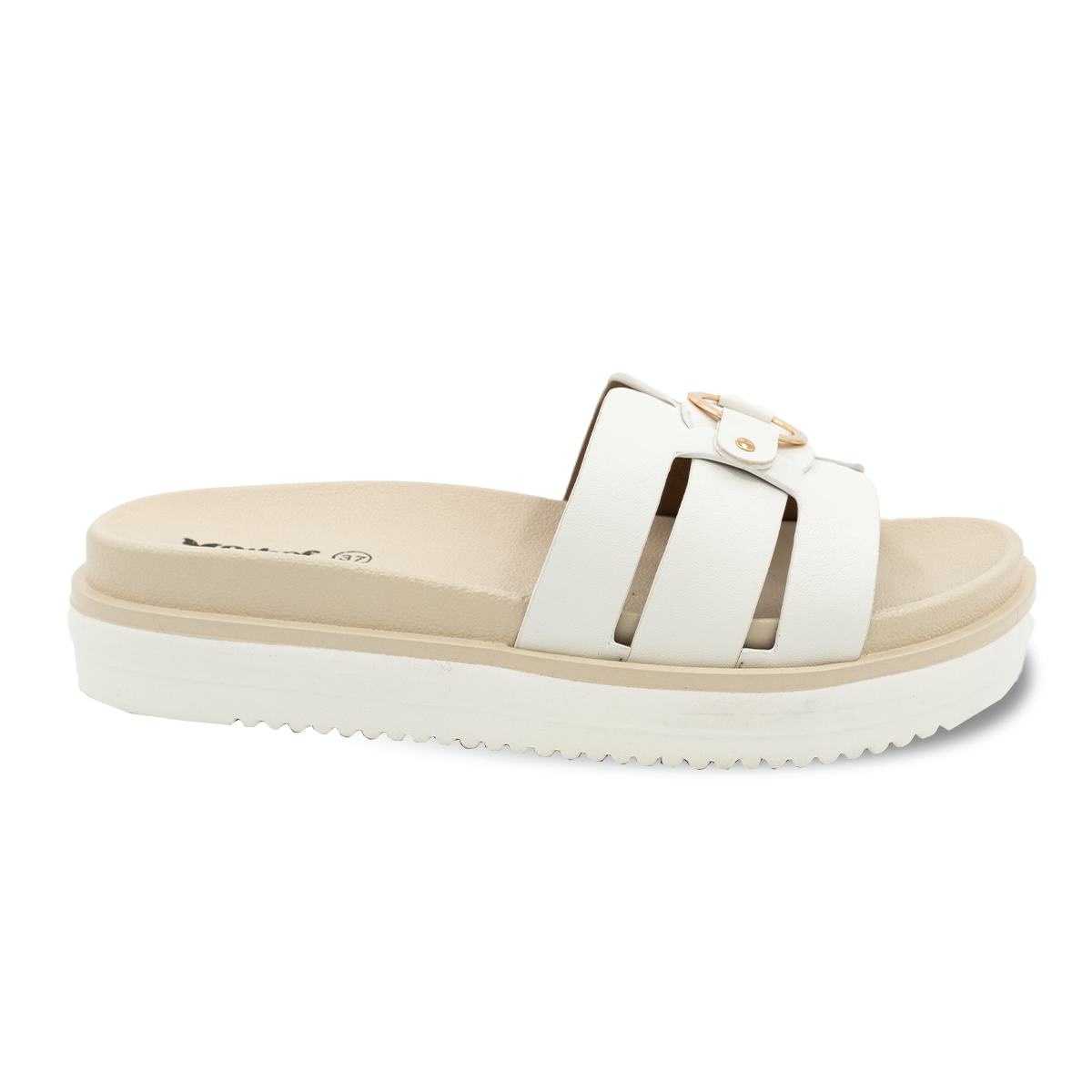 SANDALIA MUJER STHEF CASUAL BLANCO 8162