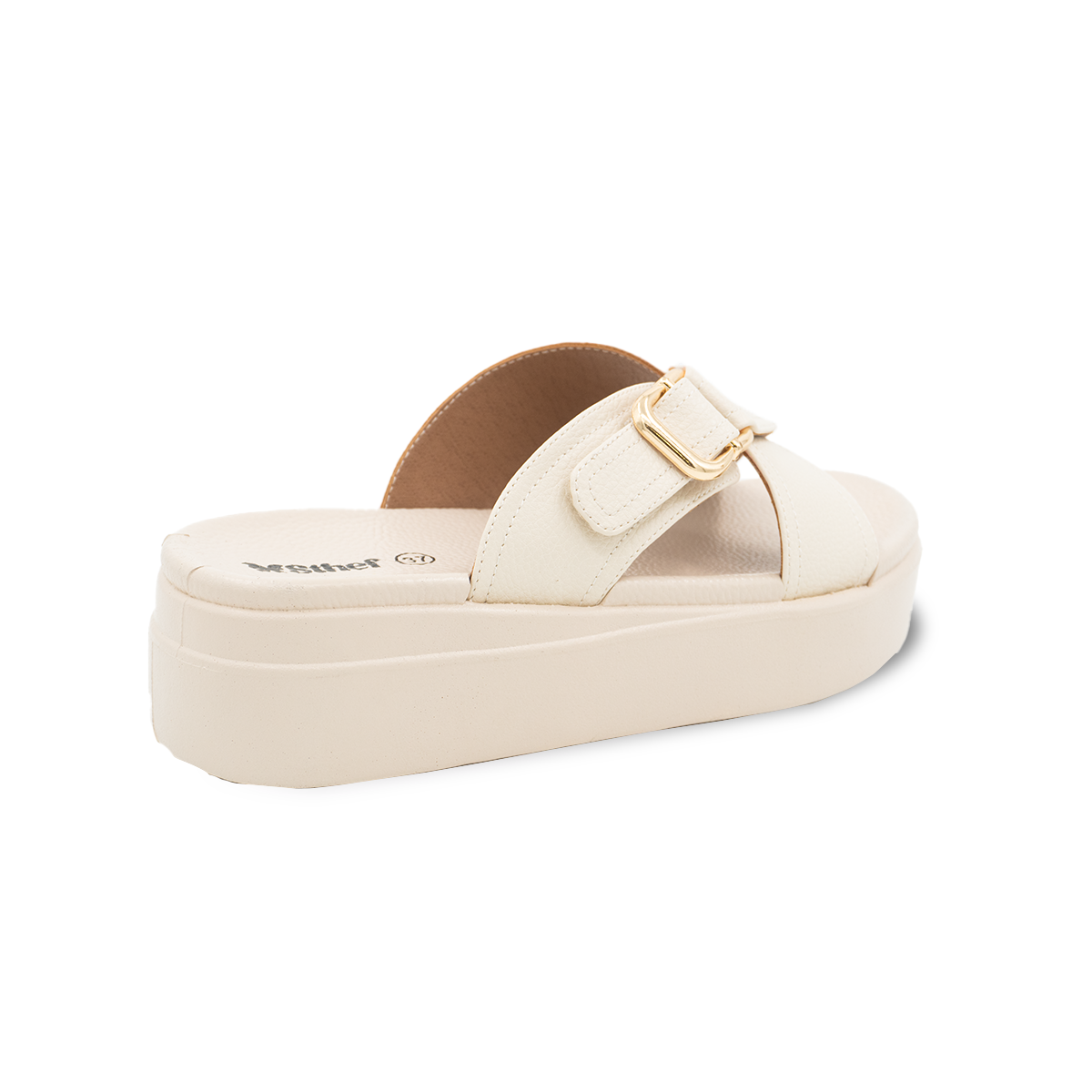 SANDALIA MUJER STHEF CASUAL OFF WHITE 8163