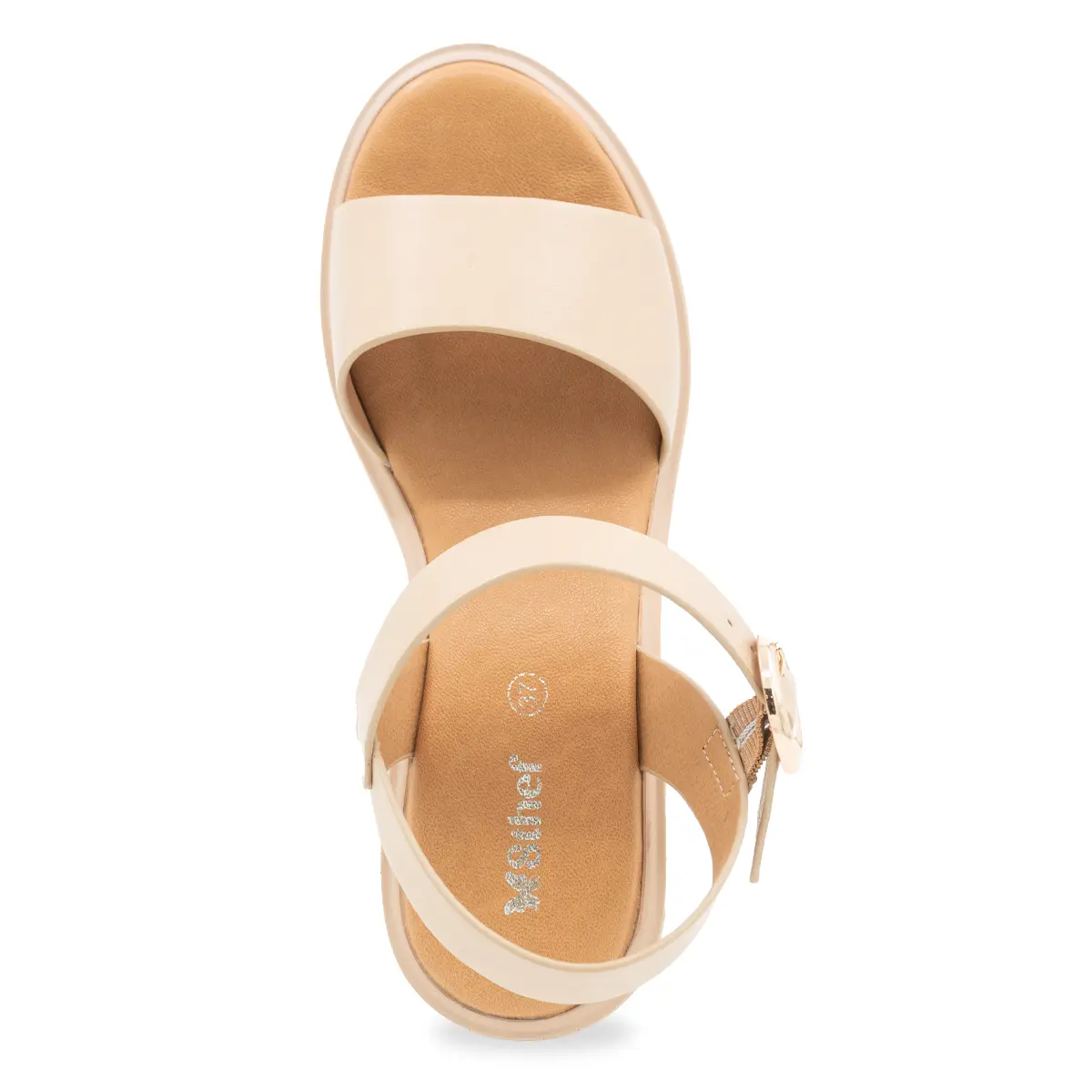 SANDALIA MUJER STHEF CASUAL BEIGE 8170 Sthef