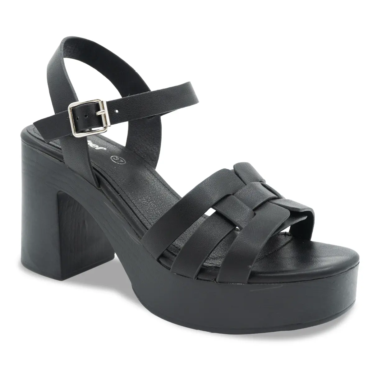 SANDALIA MUJER STHEF CASUAL NEGRO 8171 Sthef