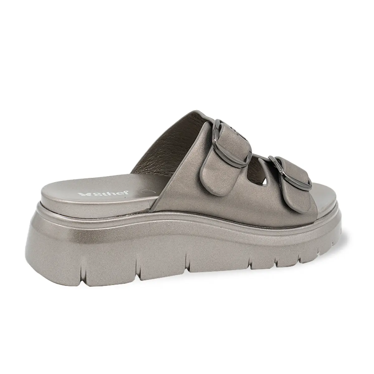 SANDALIA MUJER STHEF CASUAL PEWTER 8172 Sthef