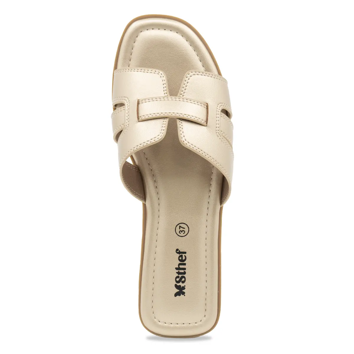 SANDALIA MUJER STHEF CASUAL DORADO 8174 Sthef