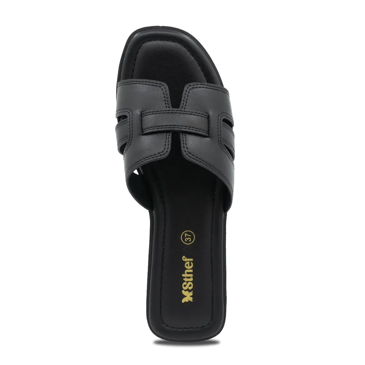 SANDALIA MUJER STHEF CASUAL NEGRO 8174 Sthef