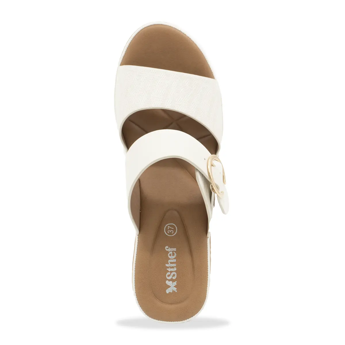 SANDALIA MUJER STHEF CASUAL BLANCO 8175 Sthef