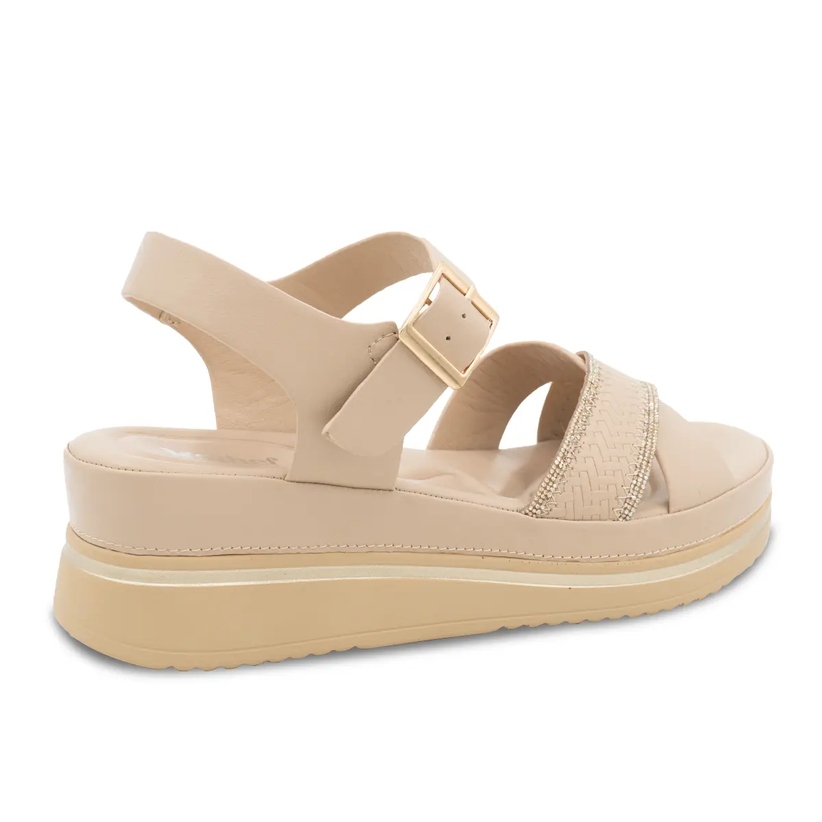 SANDALIA MUJER STHEF CASUAL BEIGE 8177 Sthef
