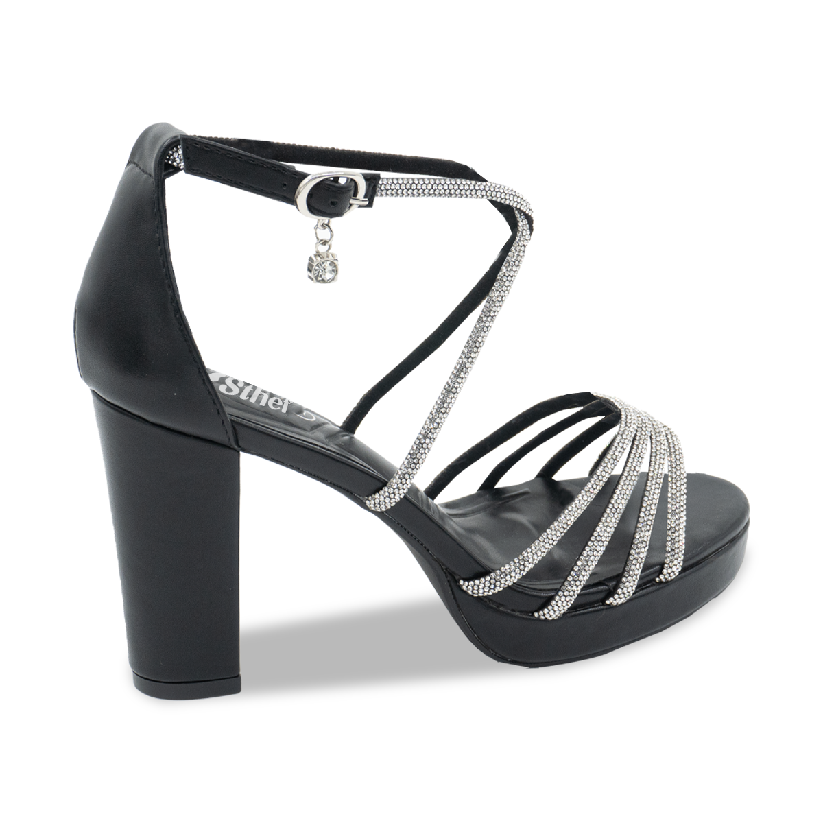 SANDALIA MUJER STHEF FIESTA NEGRO 8182 Sthef