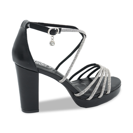 SANDALIA MUJER STHEF FIESTA NEGRO 8182 Sthef