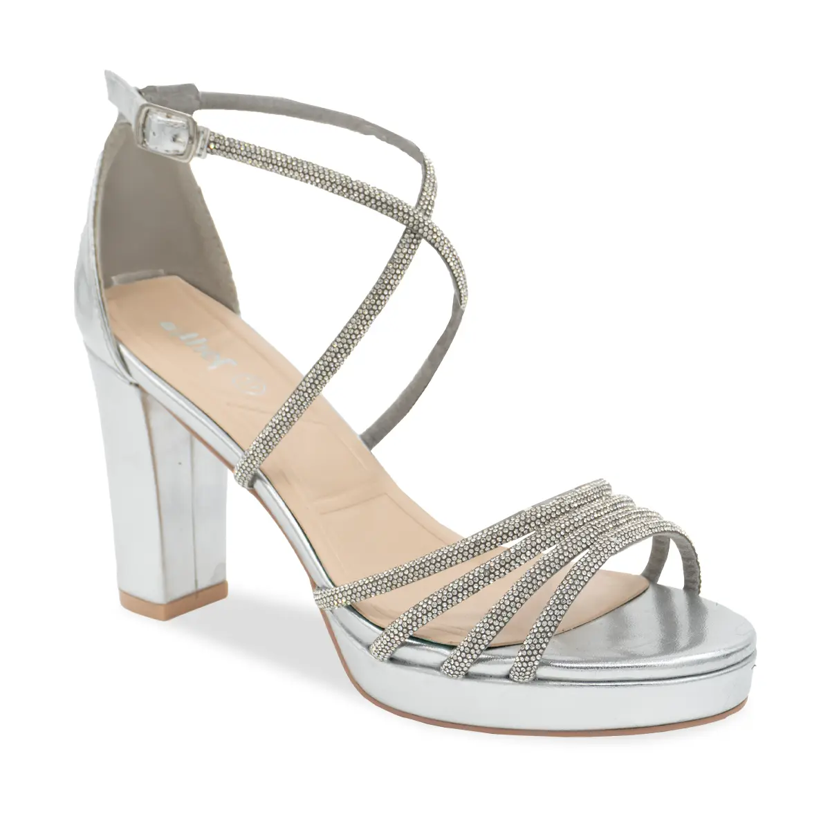 SANDALIA MUJER STHEF FIESTA PLATA 8182 Sthef