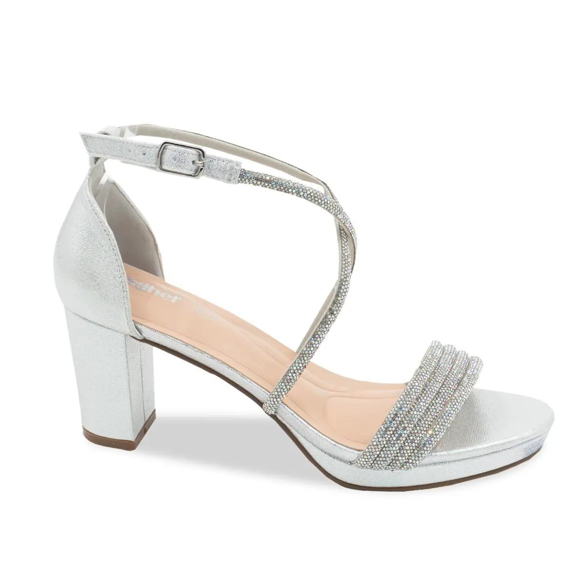 SANDALIA MUJER STHEF FIESTA PLATA 8188 Sthef