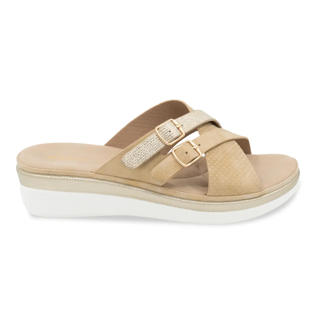 SANDALIA MUJER STHEF CASUAL BEIGE 8191 Sthef