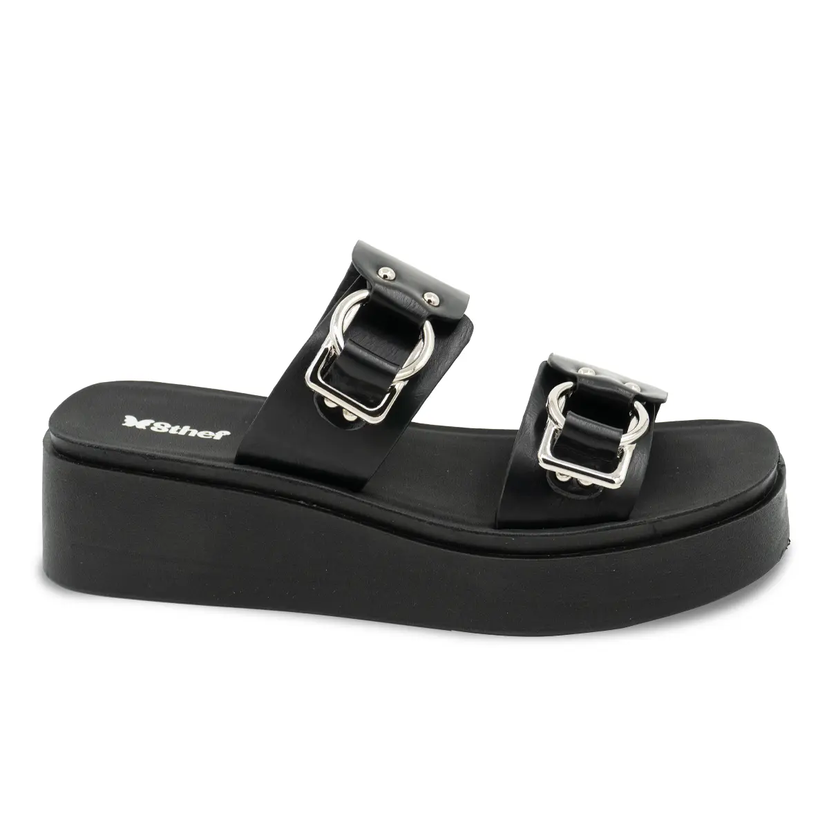 SANDALIA MUJER STHEF CASUAL NEGRO 8200 Sthef