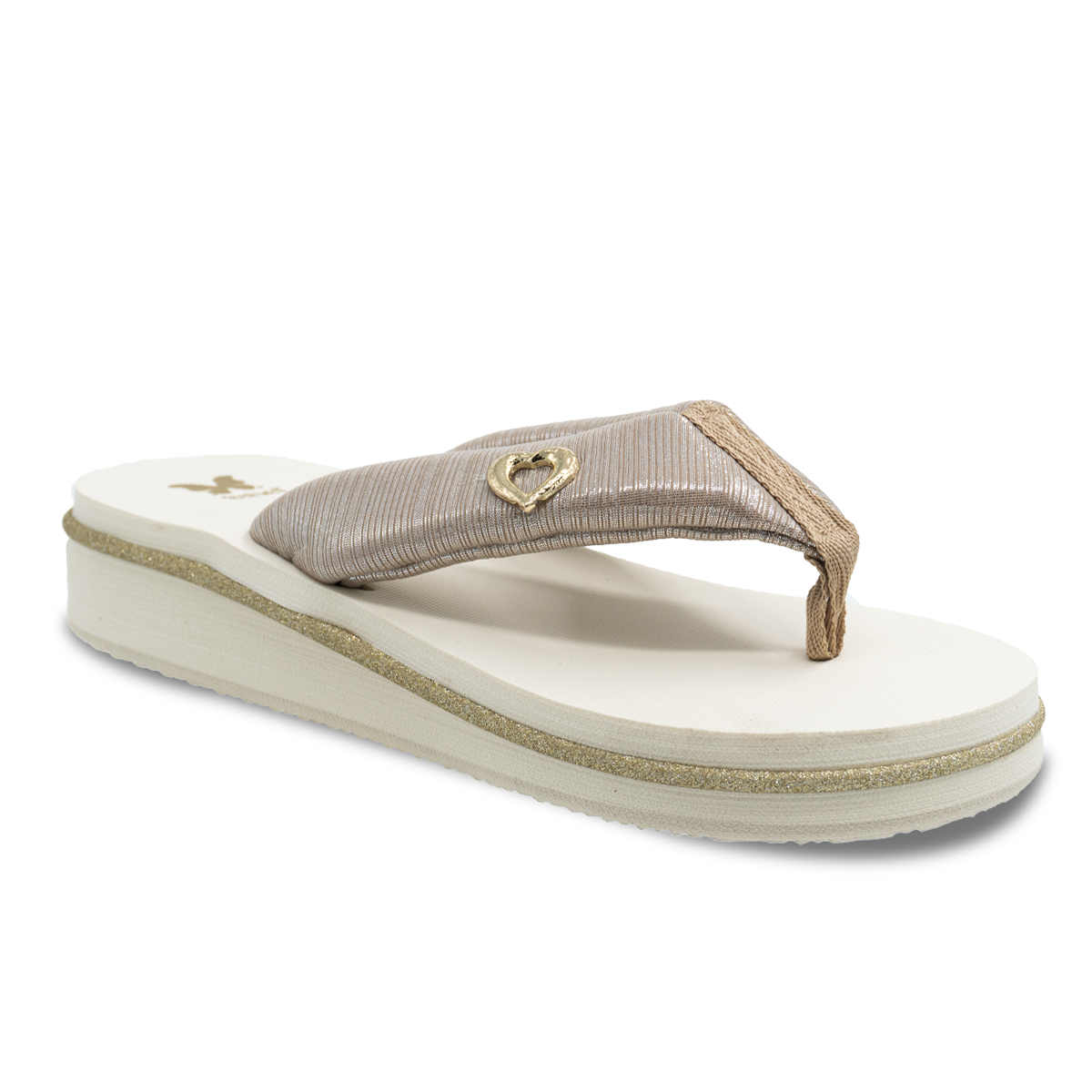 SANDALIA MUJER STHEF PLAYERA BEIGE 8202