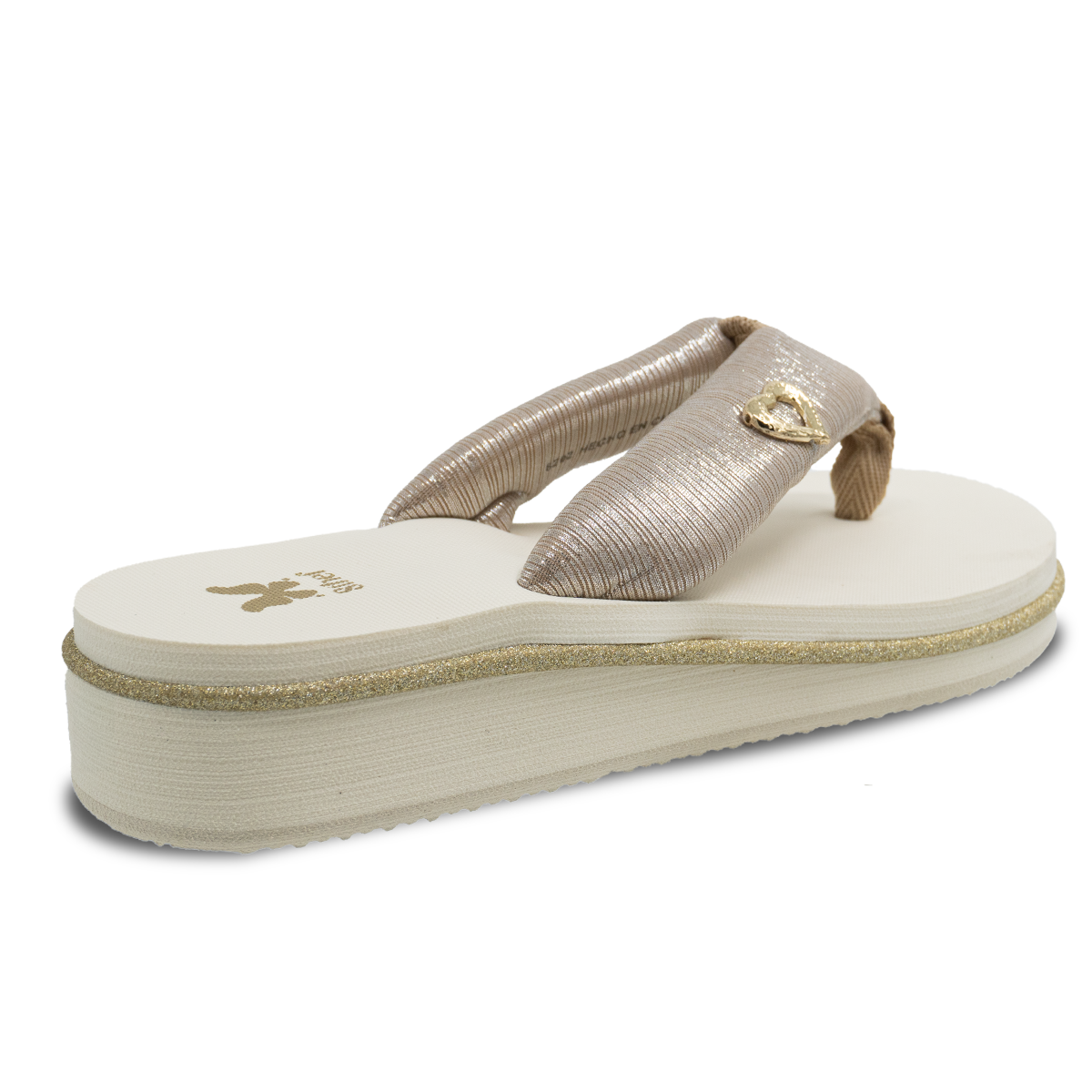 SANDALIA MUJER STHEF PLAYERA BEIGE 8202