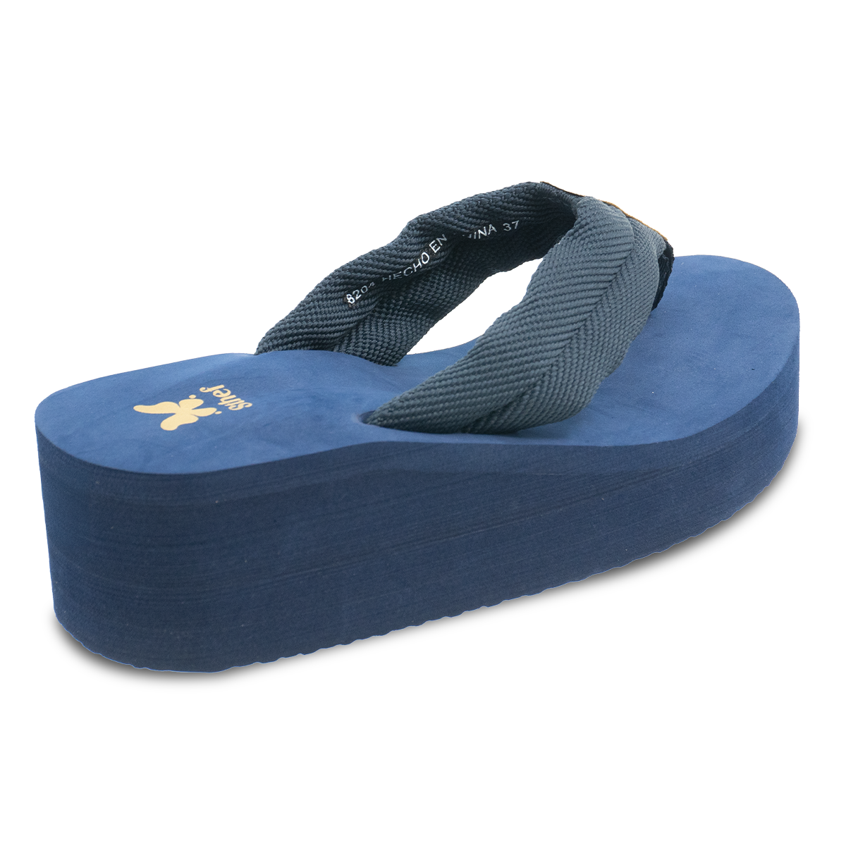 SANDALIA MUJER STHEF PLAYERA AZUL 8204