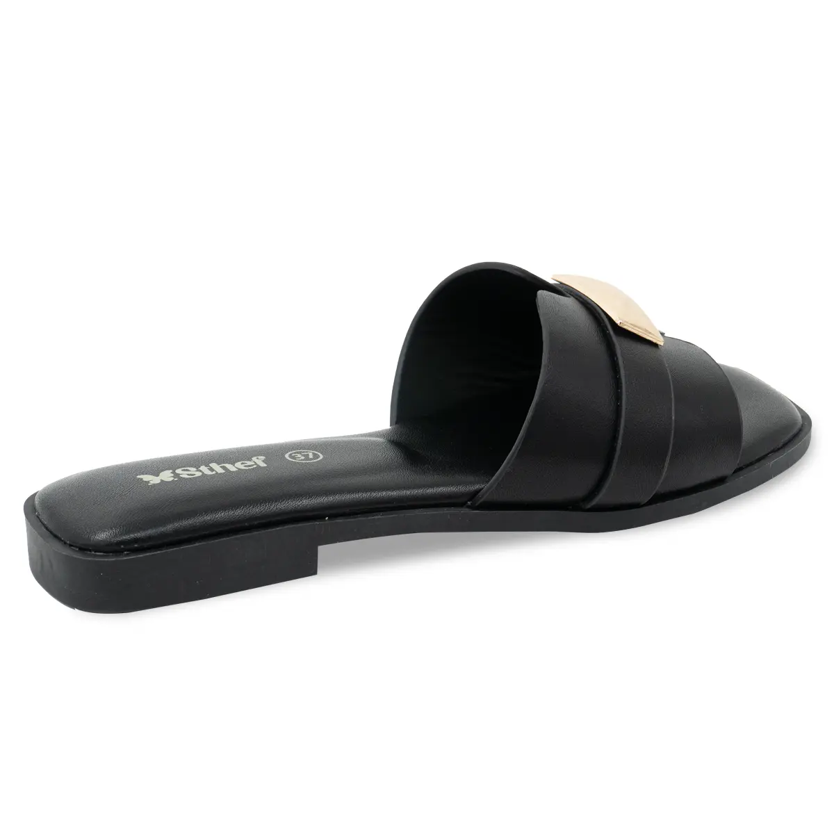 SANDALIA MUJER STHEF CASUAL NEGRO 8208 Sthef