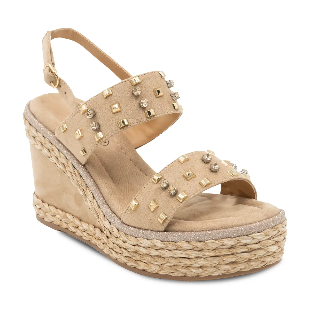 SANDALIA MUJER STHEF CASUAL BEIGE 8212 Sthef