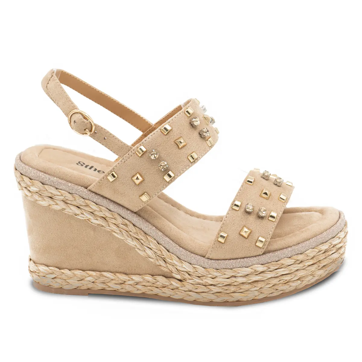 SANDALIA MUJER STHEF CASUAL BEIGE 8212 Sthef