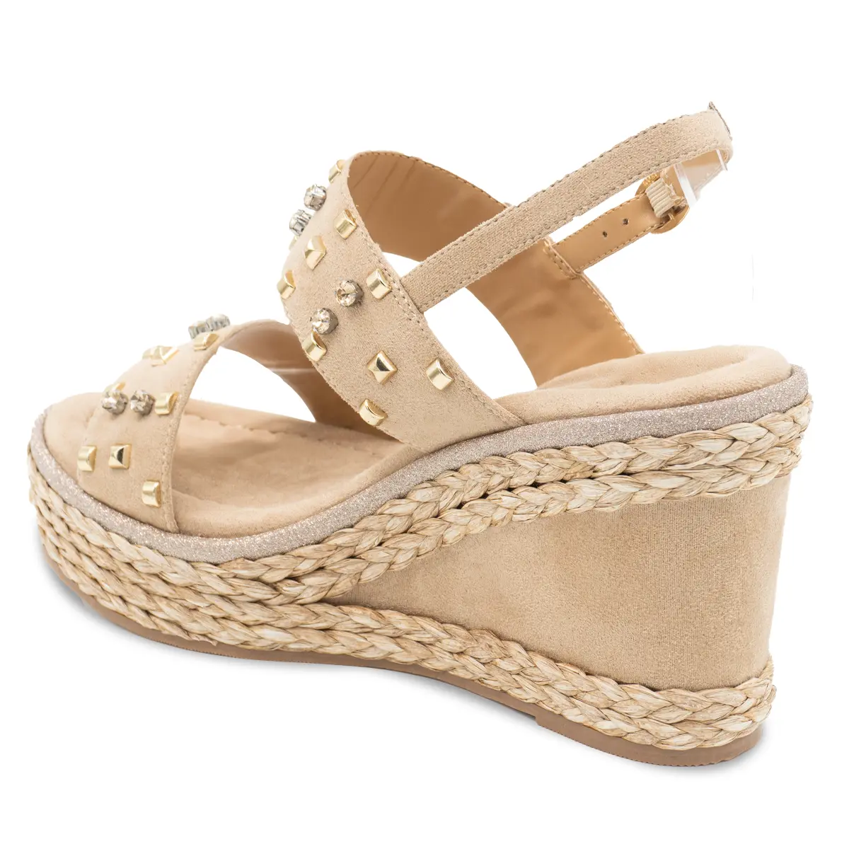 SANDALIA MUJER STHEF CASUAL BEIGE 8212 Sthef