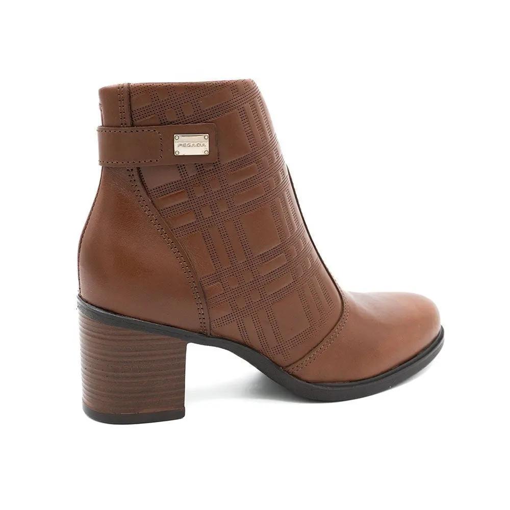 Botín de cuero Stretch Pinhao Pegada