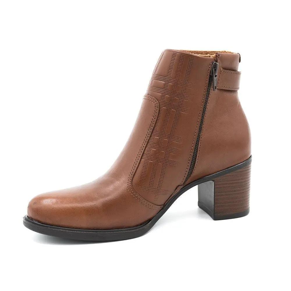 Botín de cuero Stretch Pinhao Pegada