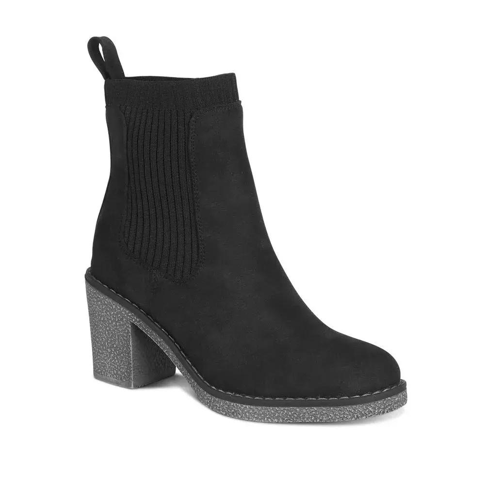 Botin Casual con taco Mujer 7612 NEGRO-STHEF