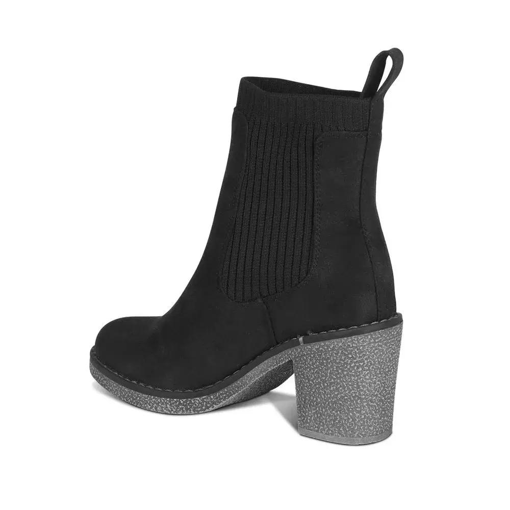 Botin Casual con taco Mujer 7612 NEGRO-STHEF