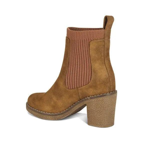 Botin Casual con taco Mujer 7612 TAUPE-STHEF